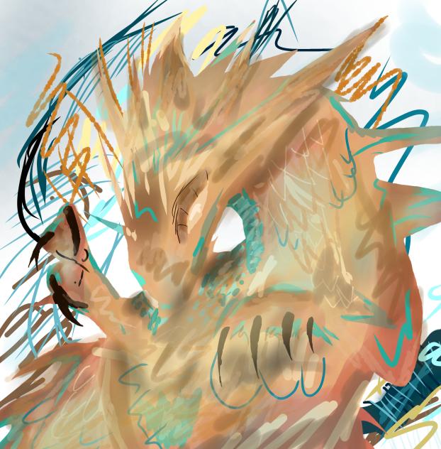 Fanart for weapon (without lineart)