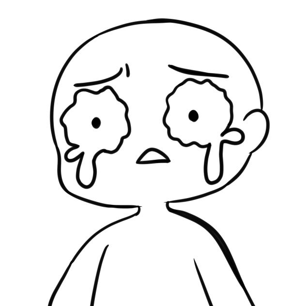 IBM4735 EMOTE BASE teary eyed sad a