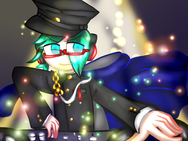 学ランでDJな人