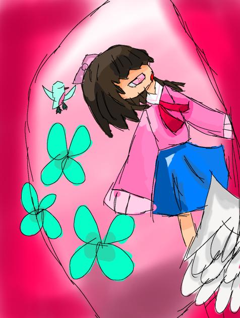 天使が見えた