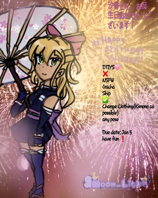 Happy Birthday Shioka! DTIYS🩷