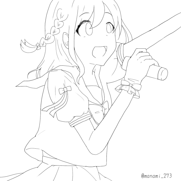🧡線画