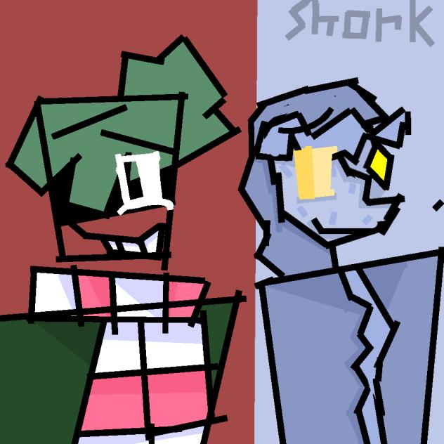 Attempt at a slightly Pixilated Style