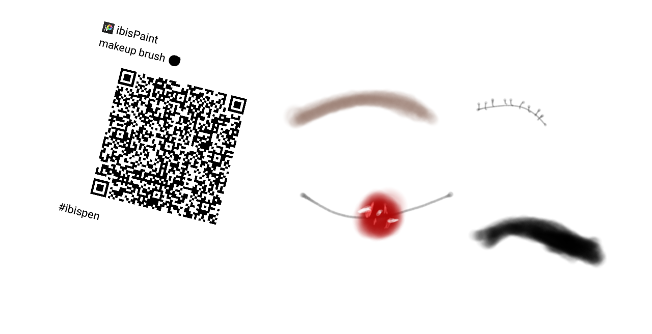 makeup brush by delphine ibisPaint