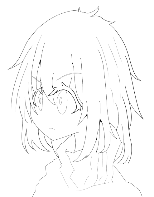 ビノスク アイコンの線画