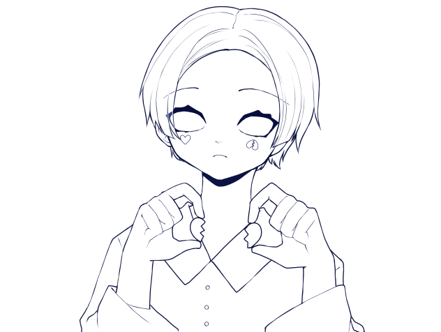 ⇨💔⇦     線画