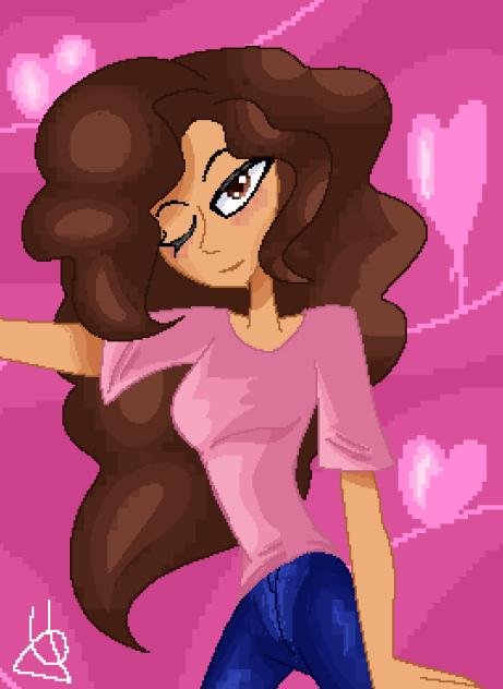 Pixel art- girl