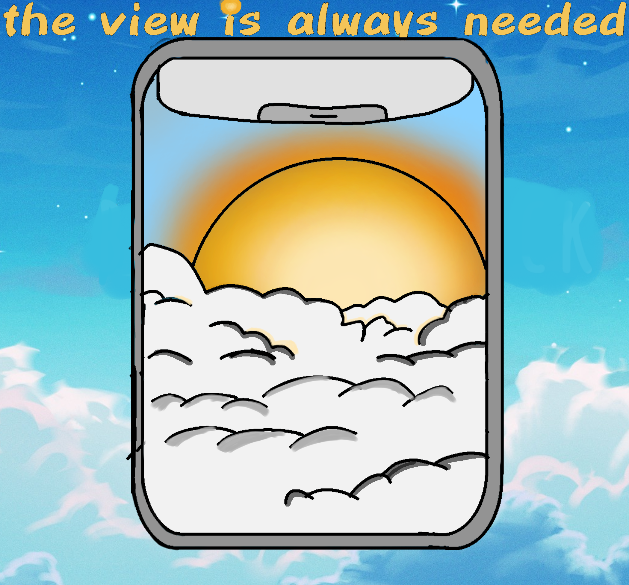 airplane view🛩 ️🛫🛬 - ibisPaint