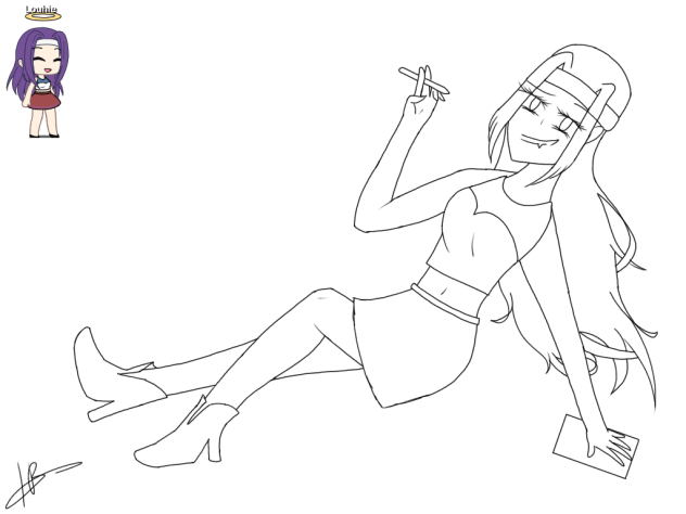 Outline for Snappyboi6s fan art contest!