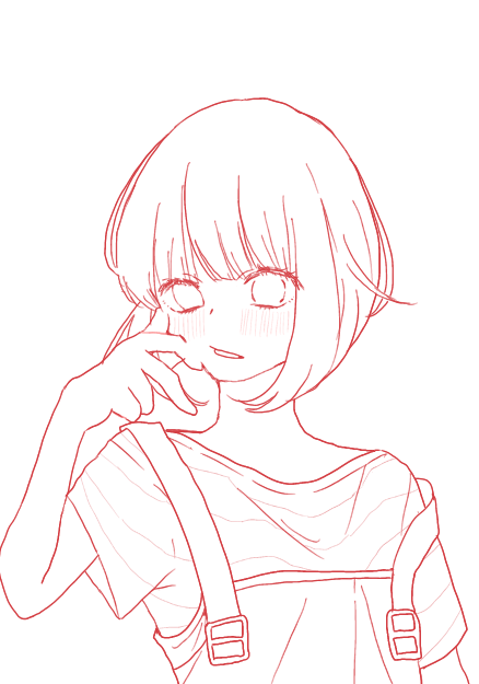 有馬かな　線画