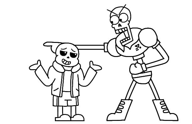 sans and papyrus