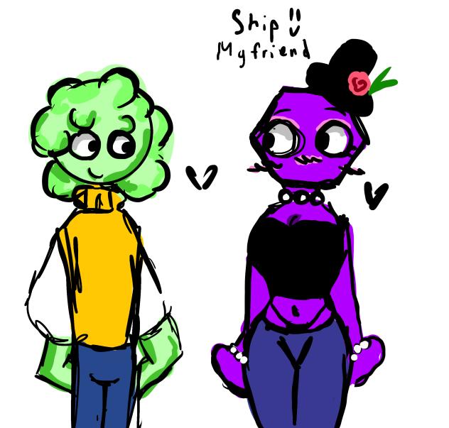 Ship witch my friend