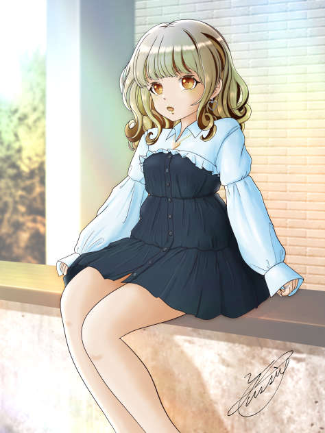 A dress too pretty to worry about