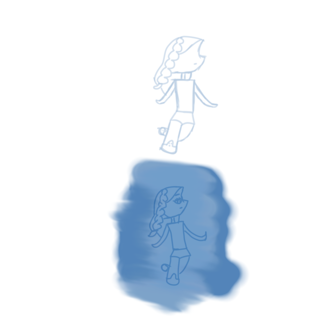 Ghost reflection - ibisPaint