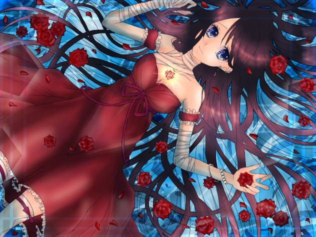 【自分で塗ってみた】薔薇少女