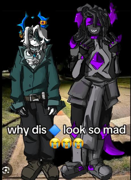why dis 🔷️ look so mad