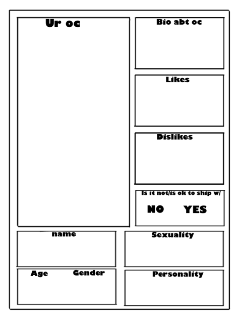 Ref sheets for my comic