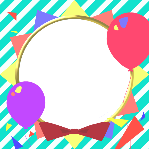 誕生日フレーム透過ver