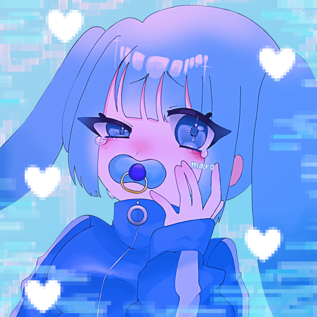 フリーアイコン🩵🤍🍼