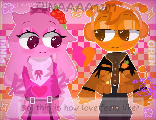 Pinki x Oren 🩷🧡✨