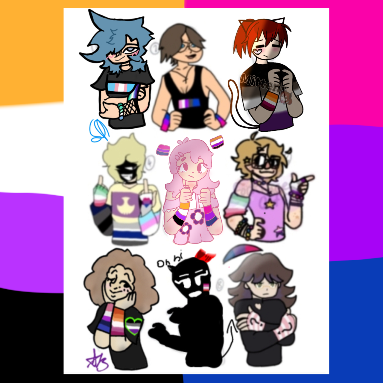 Pride collaboration! XD - ibisPaint