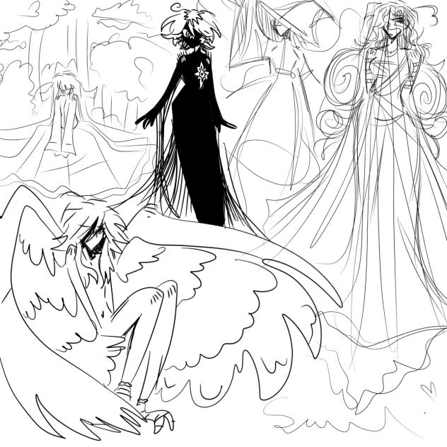Magic related doodles