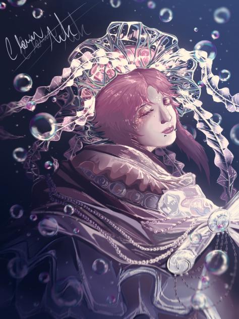 Jellyfish Mermaid OC