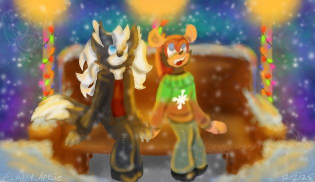 Snowy Park Bench (+Infinity)