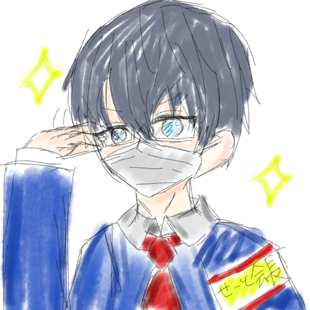 合作用・生徒会長風男子