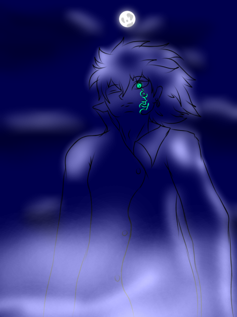 The darkness of the moon's magic