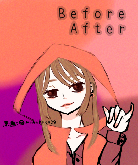 線画お借りしました🌸