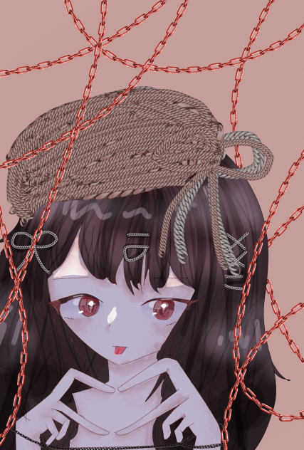 チェーンニット帽