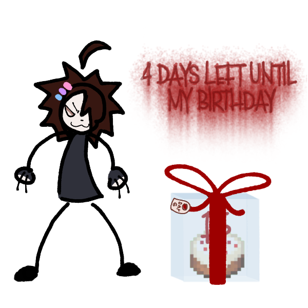 4 days left until my birthday - ibisPaint
