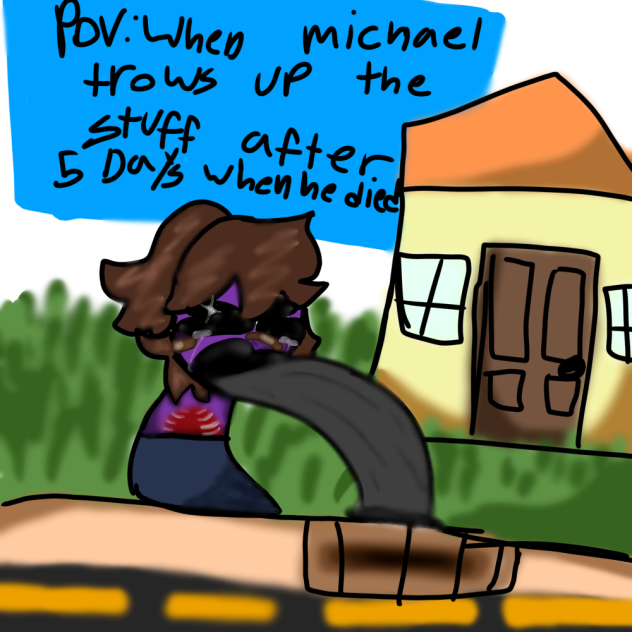Fnaf Michael afton art work (first art)