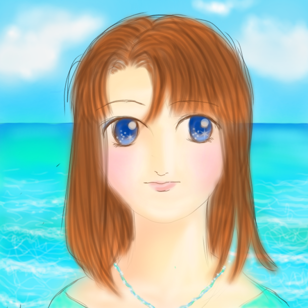 海の少女