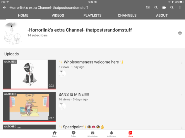 My new YouTube channel name =3