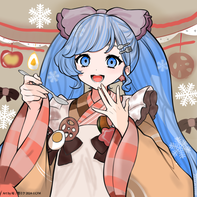 第27回塗りマスの雪ミクちゃん！