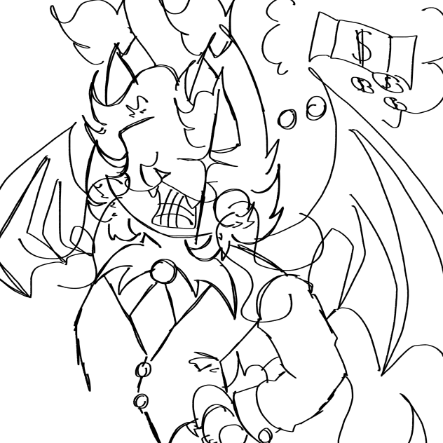 bros money hungry ☠️ (wip)