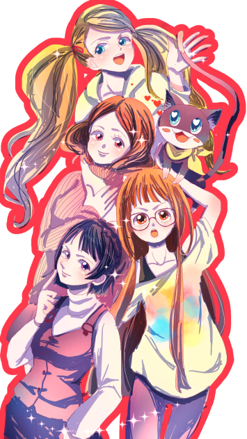 P5女子+モナ