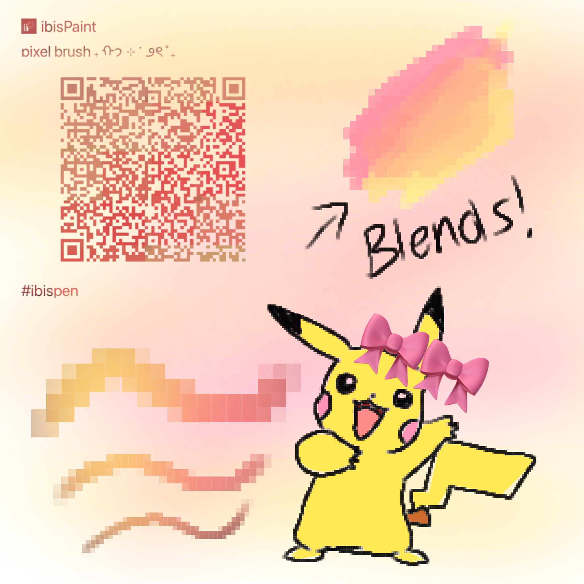 Pixel brush ˖ ᡣ𐭩 ⊹ ࣪ ౨ৎ˚₊ (blending) - ibisPaint