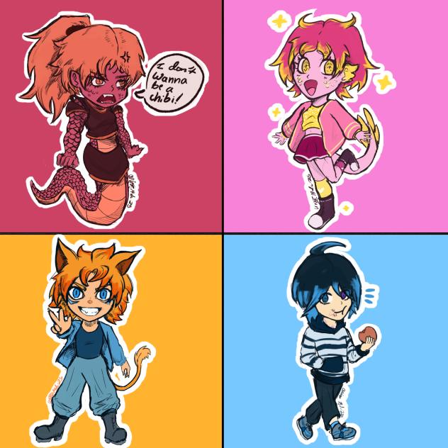 My oc but in chibi version