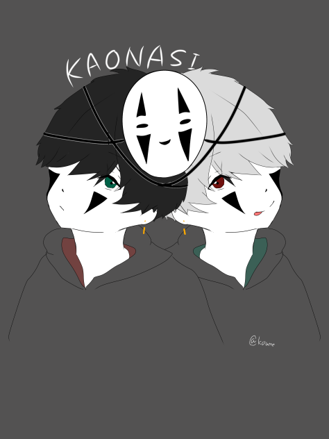 カオナシの擬人化兄弟