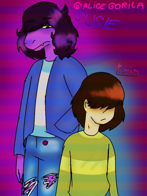susie and kris (deltarune)