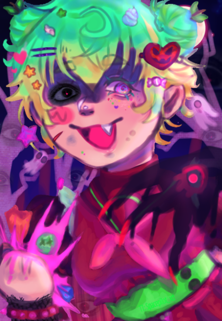Redrawing my old Gacha characters #2 - ibisPaint