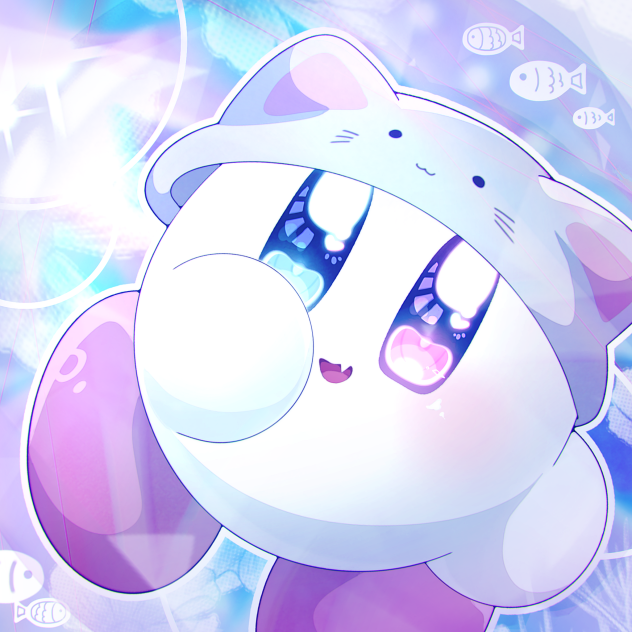 リク絵 Sakuへ！ オリカビ 代理 カービィ_修復済み