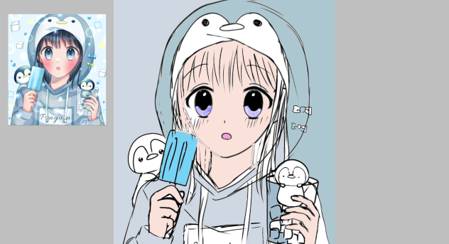penguin 🐧🐧 - ibisPaint