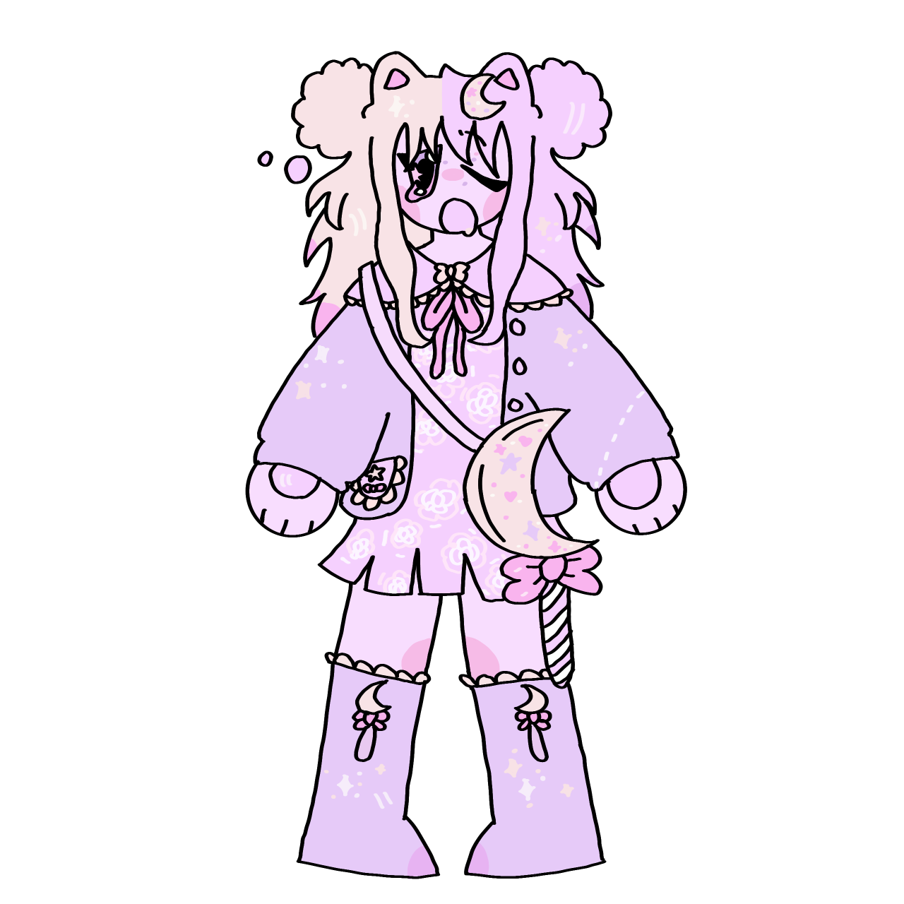 Moon but kawaii - ibisPaint