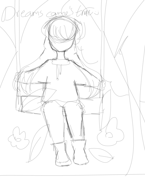 Sketch that I would like to share … 🕊🖤🤍