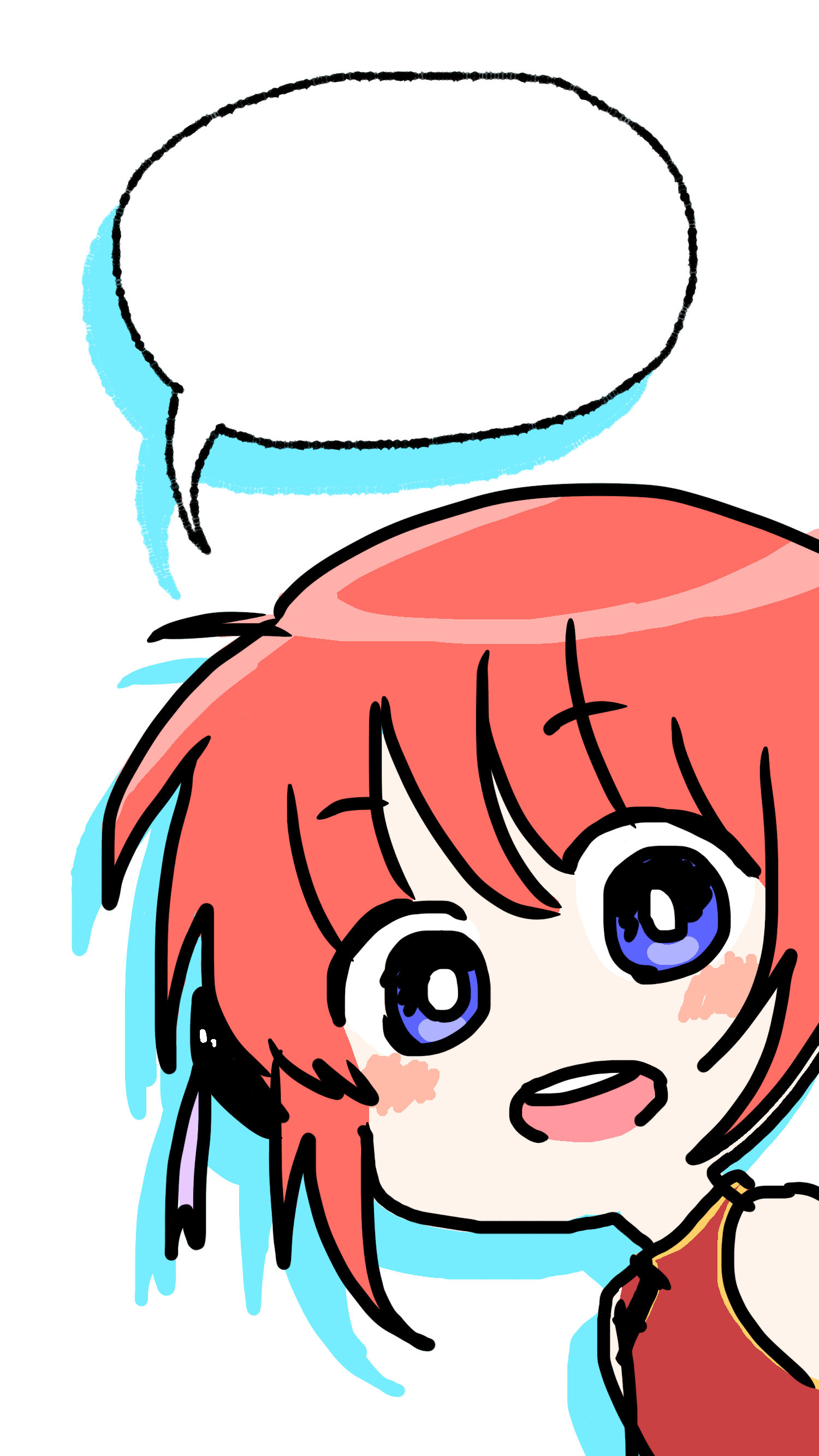 ロック画面用神楽ちゃん Ibispaint