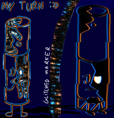 glitched marker - ibisPaint